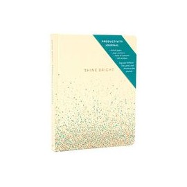 Shine Bright Productivity Journal, Cream (libro en Inglés)