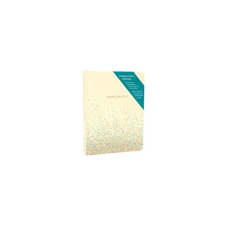 Shine Bright Productivity Journal, Cream (libro en Inglés)