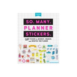 So. Many. Planner Stickers.  2,600 Stickers to Decorate, Organize, and Brighten Your Planner (Pipsticks+Workman) (libro en Ingl