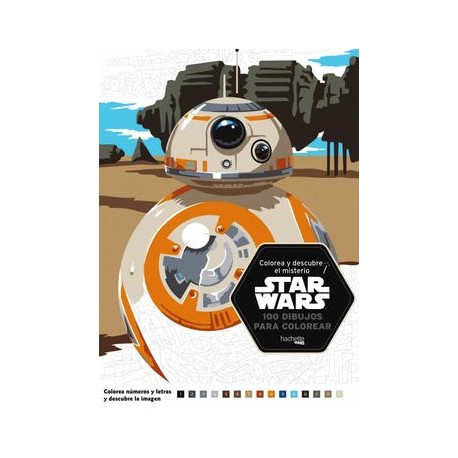Colorea y Descubre el Misterio Star Wars