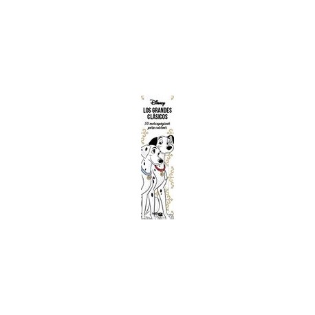 Marcapáginas para colorear Disney Grandes clásicos (Hachette Heroes