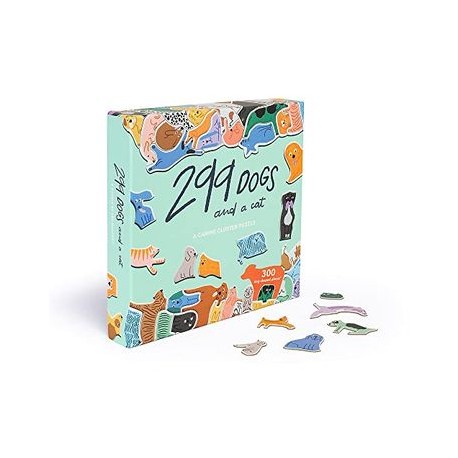 299 Dogs (And a Cat): A Canine Cluster Puzzle (libro en Inglés)