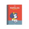 Agenda 2023 Mafalda [Tapa Roja] [Dos Paginas por Semana]