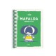 Agenda Mafalda 2023 Anillada Feminista (Verde)