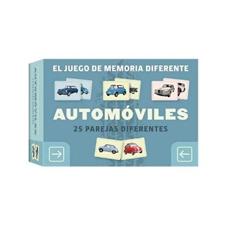 Juego de Memoria Diferente Automoviles