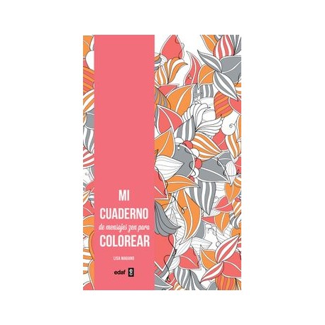 Mi Cuaderno de Mensajes zen Para Colorear