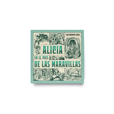 Alicia en el País de las Maravillas 2023 Calendario de Pared