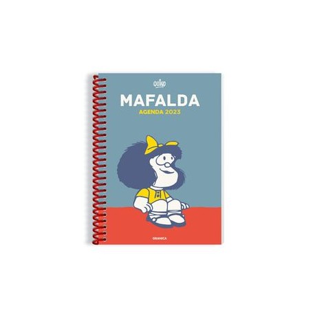 Agenda 2023 Mafalda [Tapa Azul] [Dos Paginas por Semana]